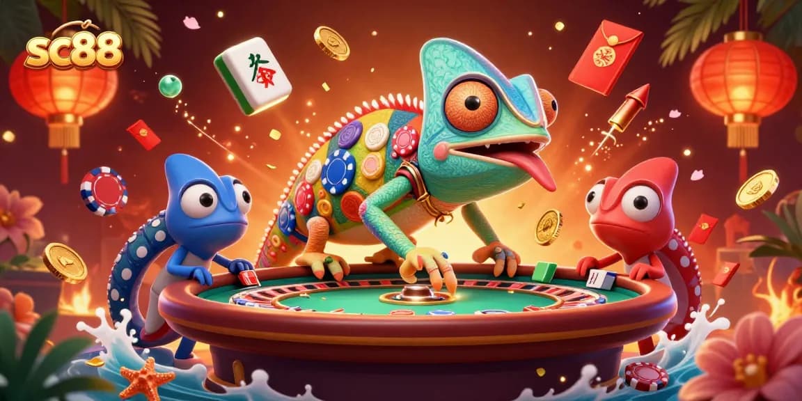 Experience thrilling gaming at sc88 with vibrant casino scenes and engaging elements for players.