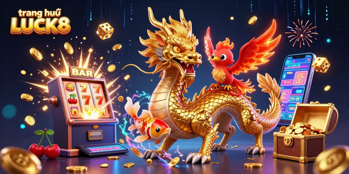 Experience the thrill of winning at trang chủ LUCK8 with vibrant gaming elements and dynamic action!