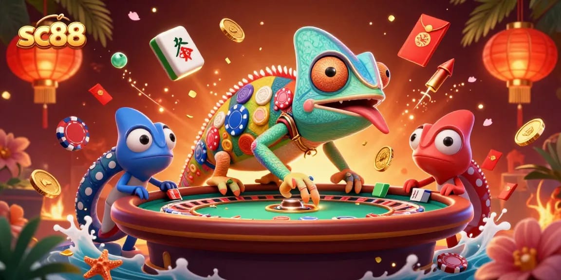 Experience thrilling gaming at sc88 with vibrant casino scenes and engaging elements for players.