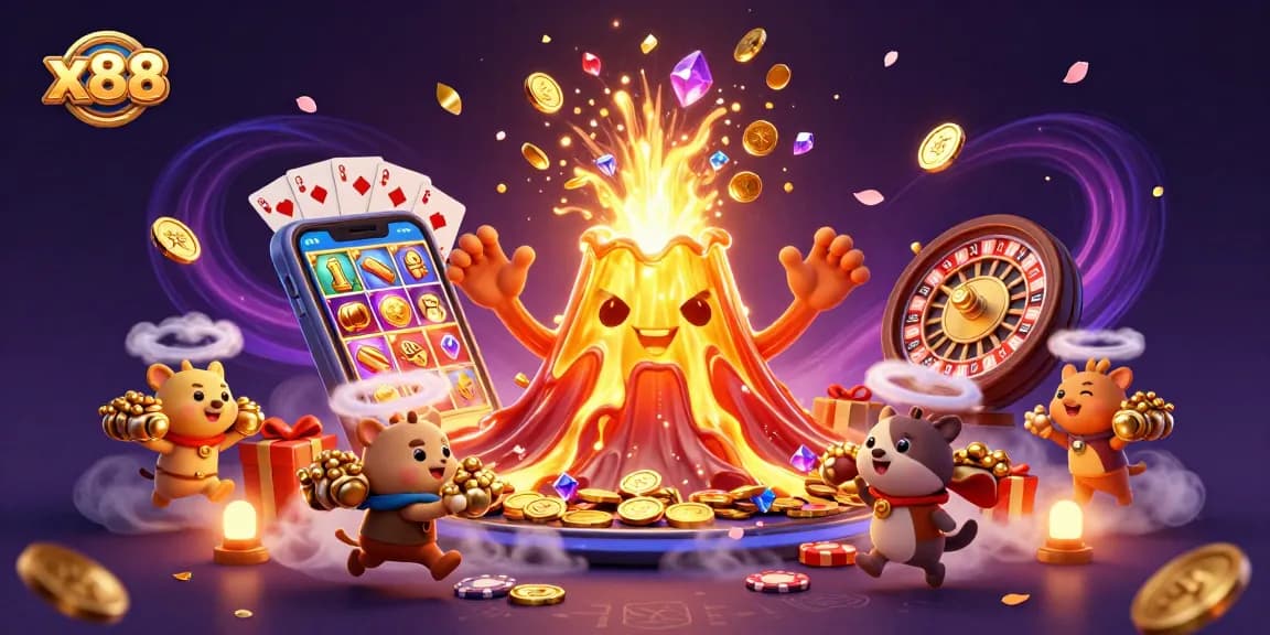 x88 creates winning moments in an exciting casino environment filled with treasures and games.