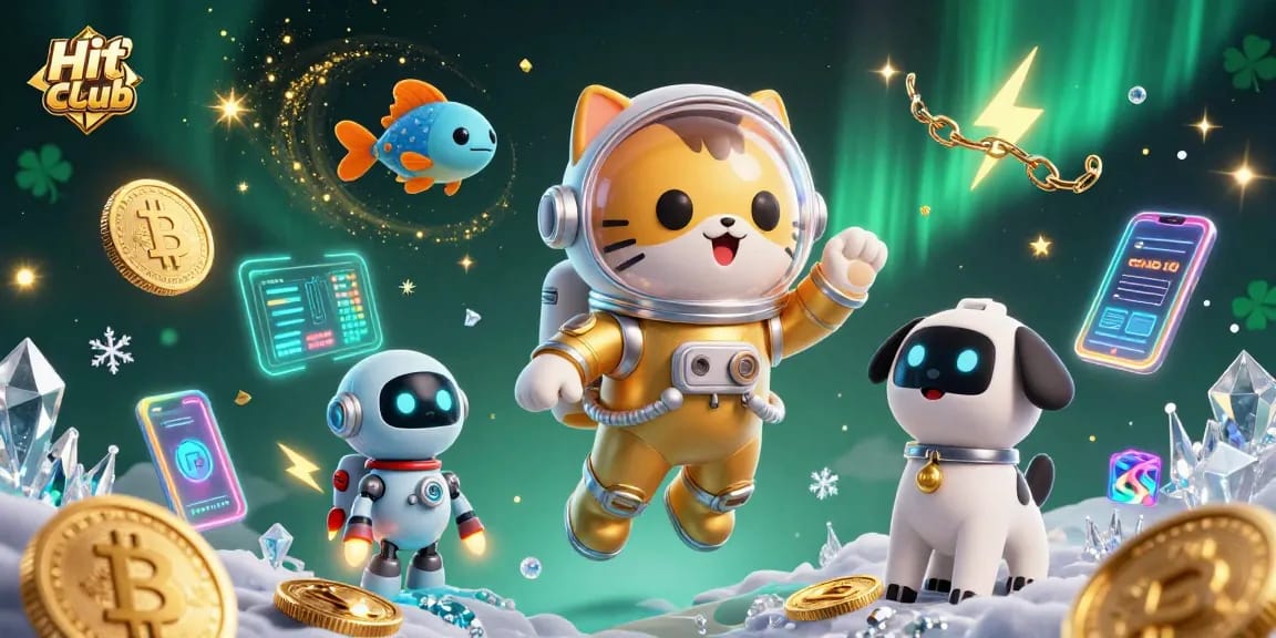 Join the excitement with Hit club, as players level up their gaming with vibrant 3D casino elements!