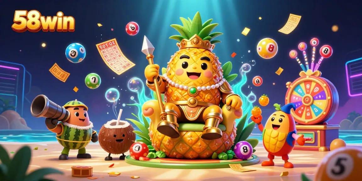Experience thrilling gameplay at 58win with vibrant lottery balls and exciting gaming elements.