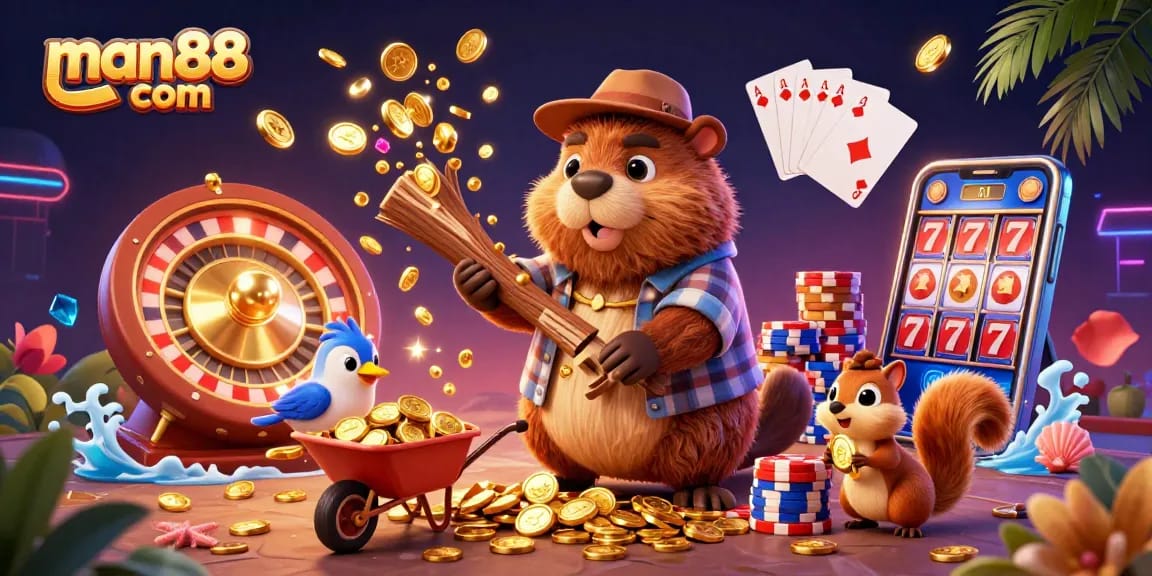 Engage with man88 com and experience vibrant casino fun with cartoon characters and rich gaming scenes.