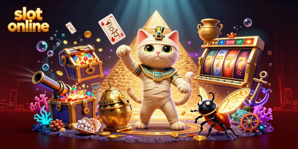 Permainan slot online dengan kucing mumi dan efek visual yang menakjubkan di kasino