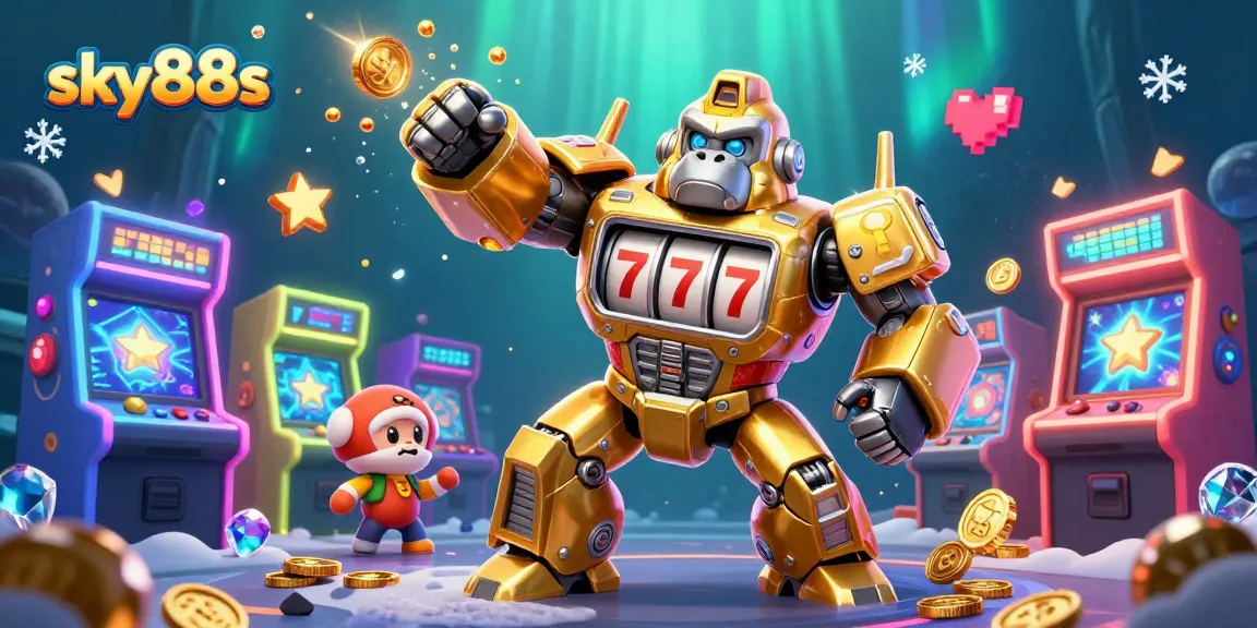 Spinning slot reels and inspired characters showcase sky88s as a thrilling gaming adventure.
