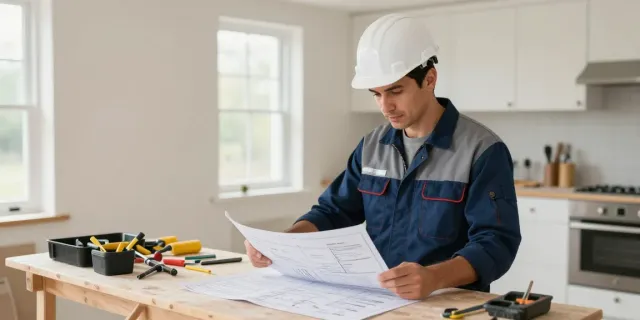 Trusted local contractor reviewing plans for slot toto renovation project.
