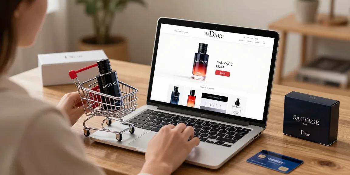 Dior Sauvage Elixir sample for online shopping enthusiasts, showcasing product reviews and best deals on an e-commerce platform.