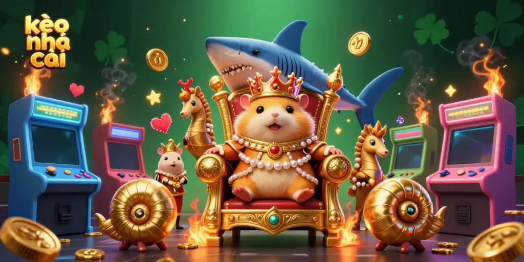 Discover kèo nhà cái in an energizing 3D scene with vibrant characters and casino elements.