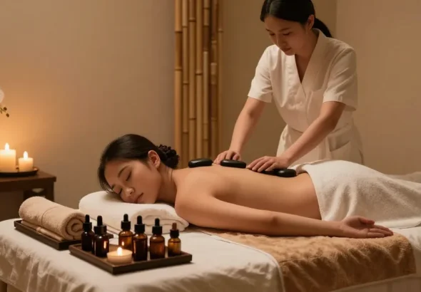 NHÀ CÁI ALO8 offers relaxation and rejuvenation through premium spa treatments and massage therapy.