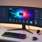 ALO8 online gaming platform showcasing advanced software development and innovative cybersecurity measures in a modern tech workspace.